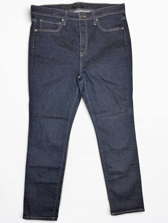Uniqlo Denim - Uniqlo Skinny Jeans Dark Blue Wash Mid Rise Stretch Womens 32